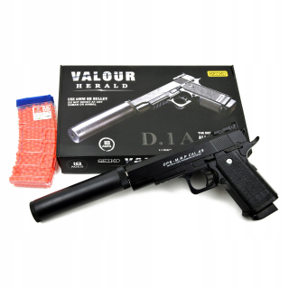Pištoľ Colt Metal Silencer 800 Balls FREE