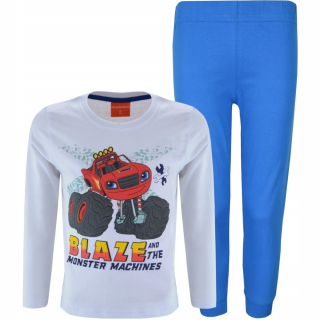 Blaze a Monster autá - Blaze pyžamá a mega biely stroj 122