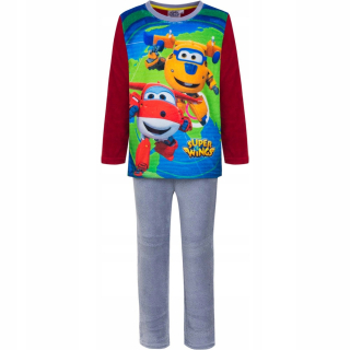 SUPER WINGS - Pyžamá s dlhým rukávom Super krídla polárna veľkosť 116