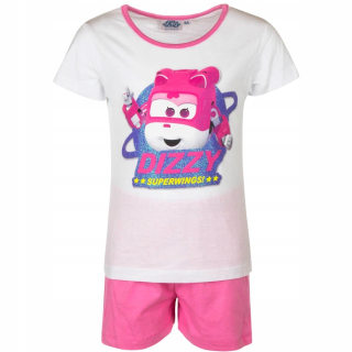 SUPER WINGS - Pyžams krátky rukáv super krídla veľkosť 116