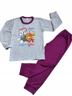 PAW Patrol - Piżama PSI PATROL 134 SET100% Zatvínové ruže