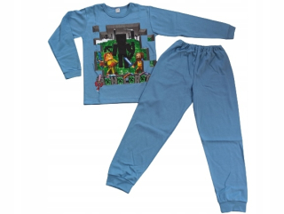 MINECRAFT - Bavlna pajamas blúzka 134 minecraft