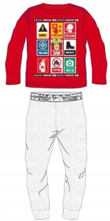 Požiarnik Sam - BOY'S PAJAMAS HASEČNÝ SA SA SEKTUÁLNYM A SECE - 134