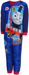 Vláčik Tomáš  - Pyžams jumpsuit tomek a priatelia 110 granátové jablko