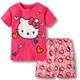 HELLO KITTY PAJAMAS PAJAMAS Ahoj Kitty na letnú veľkosť 122
