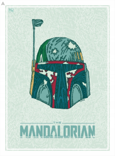 STAR WARS - Plagát Star Wars Mandalorian Star Wars