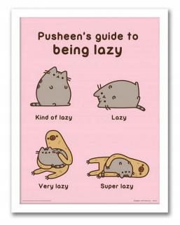 Pusheen - Plagát v paprike (sprievodca, aby bol lenivý)