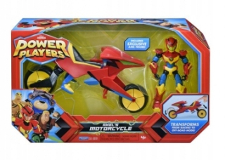 Power Players - Playmates 38751 Napájacie prehrávače Axel Figurine a vozidlá