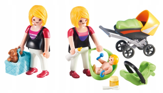 PlayMobil 6447 Mama Tehotná a matka s dieťaťom