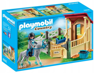 Playmobil 6935 Country Box Kon Appaloosy Stud