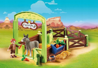 Spirit koník Mustang - PlayMobil 70120 Box Stabilné Snips a Mr. Carrot