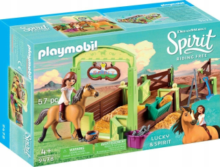 Spirit koník Mustang - PlayMobil boxerský stabilný šťastný a duch 9478
