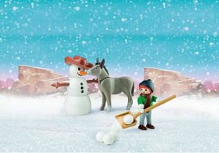 Spirit koník Mustang - PlayMobil - Jazda zadarmo na snehu 70398