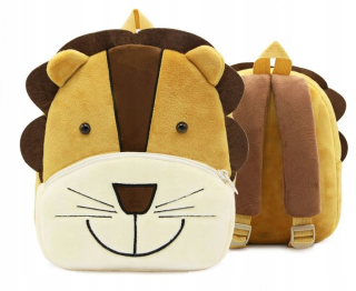Detský batoh - Plush batoh pre Preschooler Lion Bathpack 3D