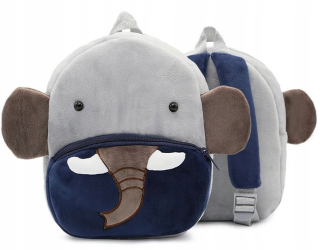 Detský batoh - Plush batoh pre Preschooler Elephant Backpack 3