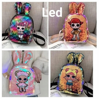 Bábiky LOL - BACKPACK - Svetelný lol batoh s LED Rôzne modely