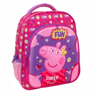 Pepa Pig - 3d peppa peppa batoh 27 x 31 x 10 cm ružový