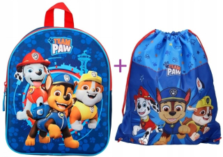 PAW Patrol - 3D batoh + taška pre topánky Peacock TEAM PSI PATROL