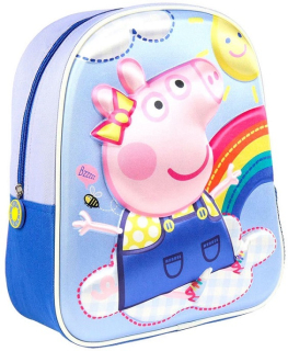 Pepa Pig - 3D batoh pre materskú školu / w01 / peppa prasa