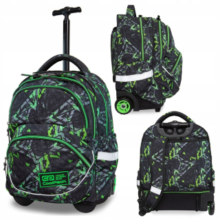 Školský batoh, taška - Batoh Coolpack Starr na Elektrické zelené kolesá