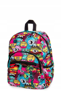 Detský batoh - Backpack Coolpack School Mini Wiggly oči ružové