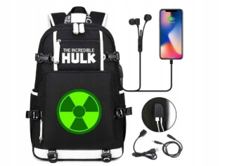 HULK - Veľký USB Marvel Hulk batoh