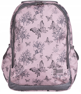 Detský batoh - Backpack motýle vintage bp-47 st.right svetlo veľké