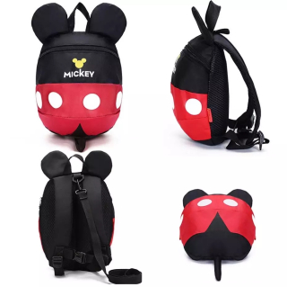 Detský batoh - Backpack Mickey Mouse s vodítkom batohom pre materskú školu