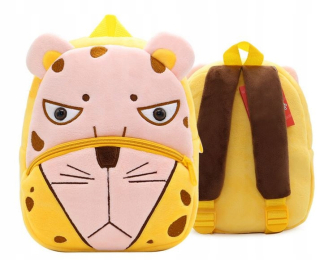 Detský batoh - Plush batoh pre materskú školu TIGER 3D batoh