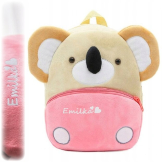 Detský batoh - Plush Bathpack Baby Girl Koala s menom