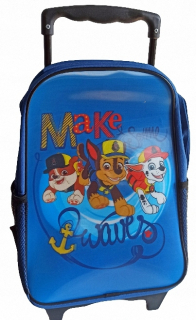 Detský batoh - BACKPACK DOG PATROL 3D kufrík na kolesách s rukoväťou
