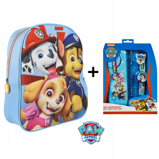 Detský batoh - PSI PATROL 3D BACKPACK + Sada školských potrieb