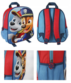 Detský batoh - Backpack Dog Patrol Chase, 3D Effect Convex 31x26x10