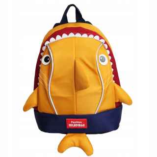 Detský batoh - FISH batoh, 3D SHARK