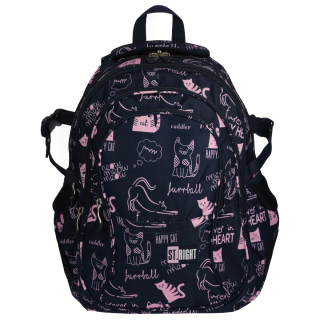 Školský batoh, taška - St.Right Backpack do 4 triedy 4-komory BP1 Kittens