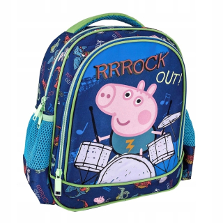 Pepa Pig - Peppa Piggy batoh, George 27 x 31 x 10 cm obloha.