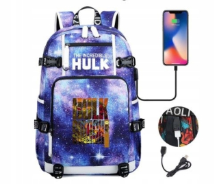 HULK - 3D školský batoh veľký USB Marvel Hulk