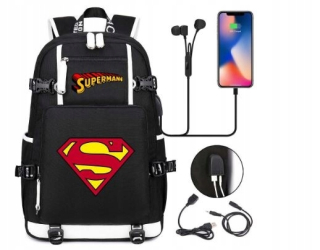 Superman - Školský batoh veľký USB Superman Superman