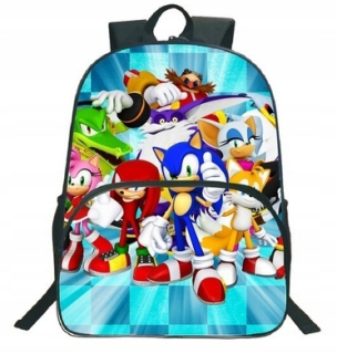 SONIC hračky - Mládežský školský batoh s rozprávkovými príbehmi Sonic