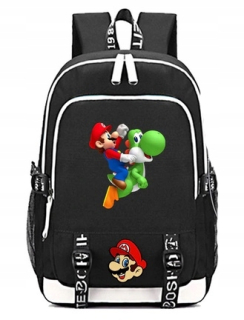 Super Mario - Školský batoh Super Mario Bros Loading USB Hit