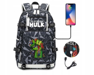 HULK - Batoh Veľká USB taška Marvel HULK