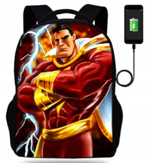 Superman - Backpack Tornister Superman vs Shazam Hero