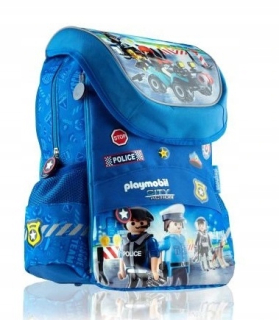 Aktovka školská taška - Backpack School Bag PlayMobil Polícia PL-11