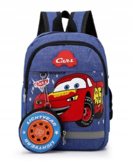 Detský batoh - BACKPACK PRE KINDERGARTENU CAR McQueen + peňaženka