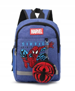 Detský batoh - Batoh pre Kindergarten Spiderman + Wallet