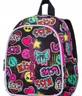 Detský batoh - Detský batoh Bobby Emoticons LED CoolPack
