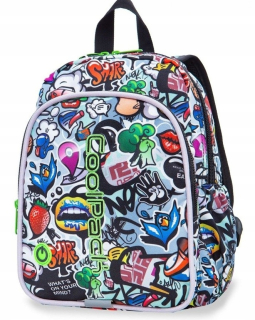 Detský batoh - Detský batoh S LED pásom žiariacim graffiti