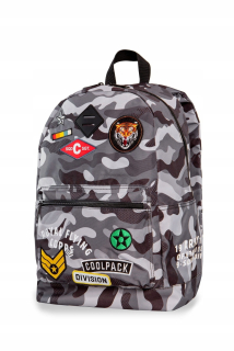 Školský batoh, taška - Mládny batoh Bentley Coolpack Camo Black (BA
