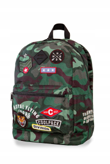 Školský batoh, taška - Bentley Coolpack Camo Green Youth Backpack (BA