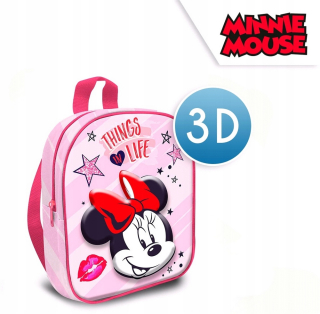 Detský batoh - Osobný batoh 3D myš Minnie 30 cm